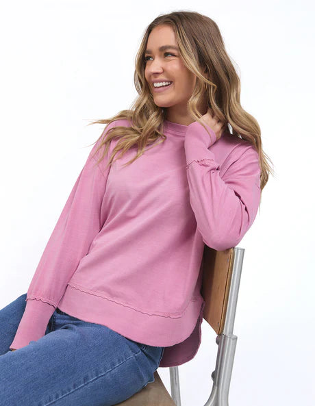 Foxwood Farrah Long Sleeve Top - Rose Pink