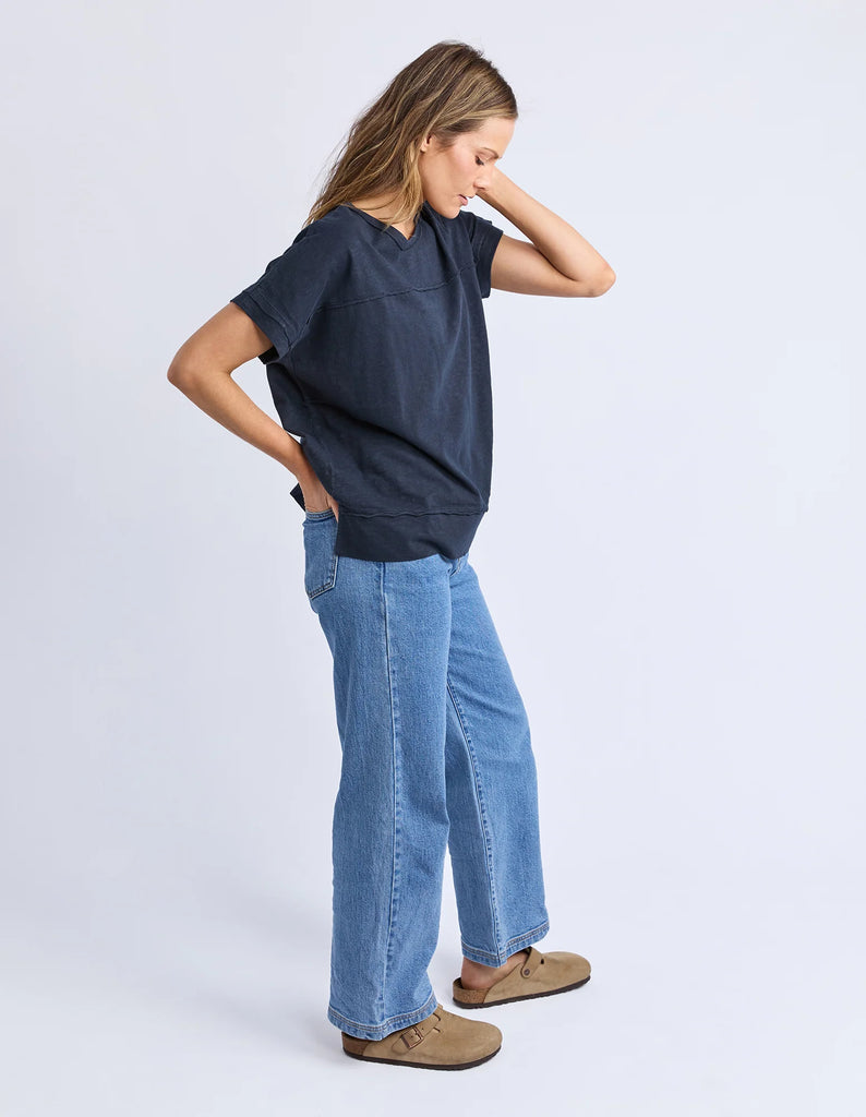 Foxwood Allison Tee - Dark Saphire