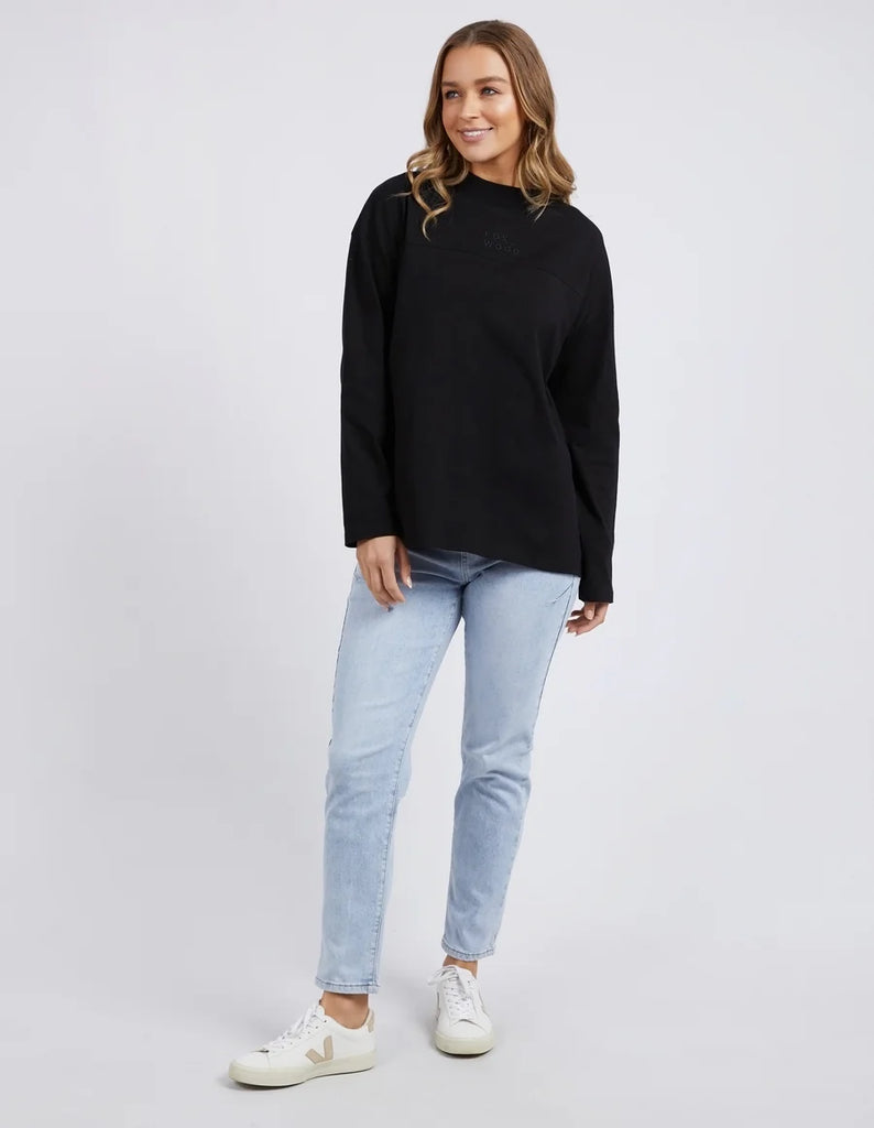 Foxwood Hold Up Long Sleeve - Washed Black