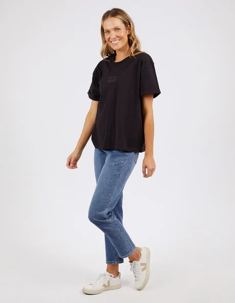 Foxwood Huntleigh Oversized Tee - Black