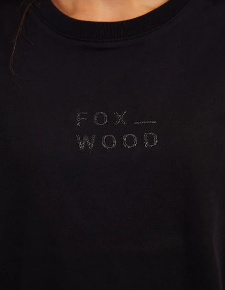 Foxwood Huntleigh Oversized Tee - Black