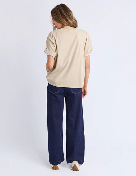 Foxwood Huntleigh Oversized Tee - Oat