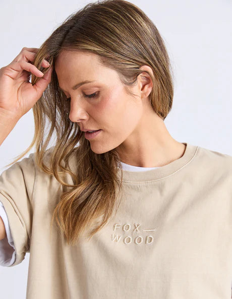 Foxwood Huntleigh Oversized Tee - Oat