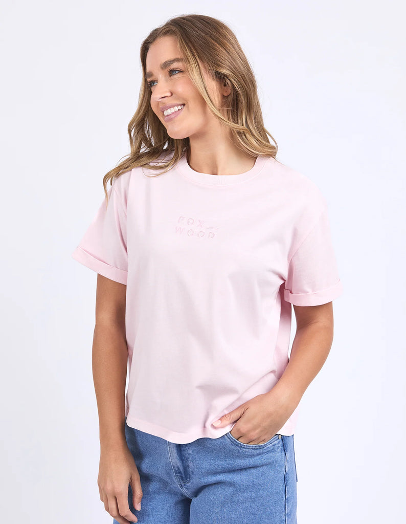 Foxwood Huntleigh Oversized Tee - Pale Pink