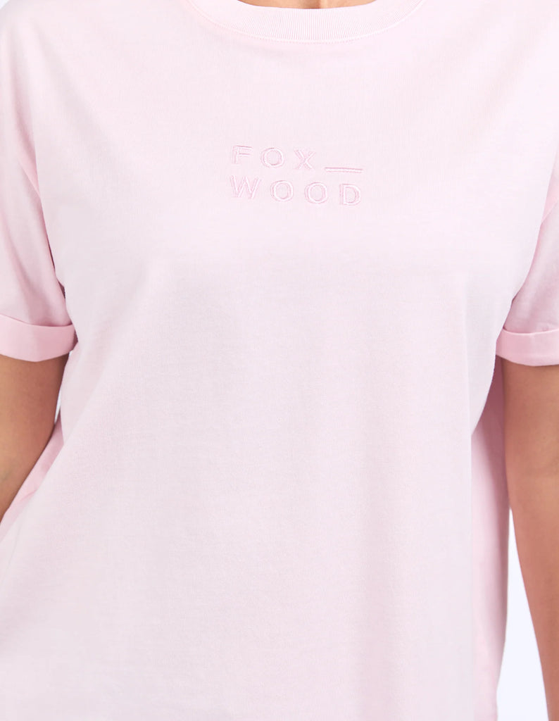 Foxwood Huntleigh Oversized Tee - Pale Pink