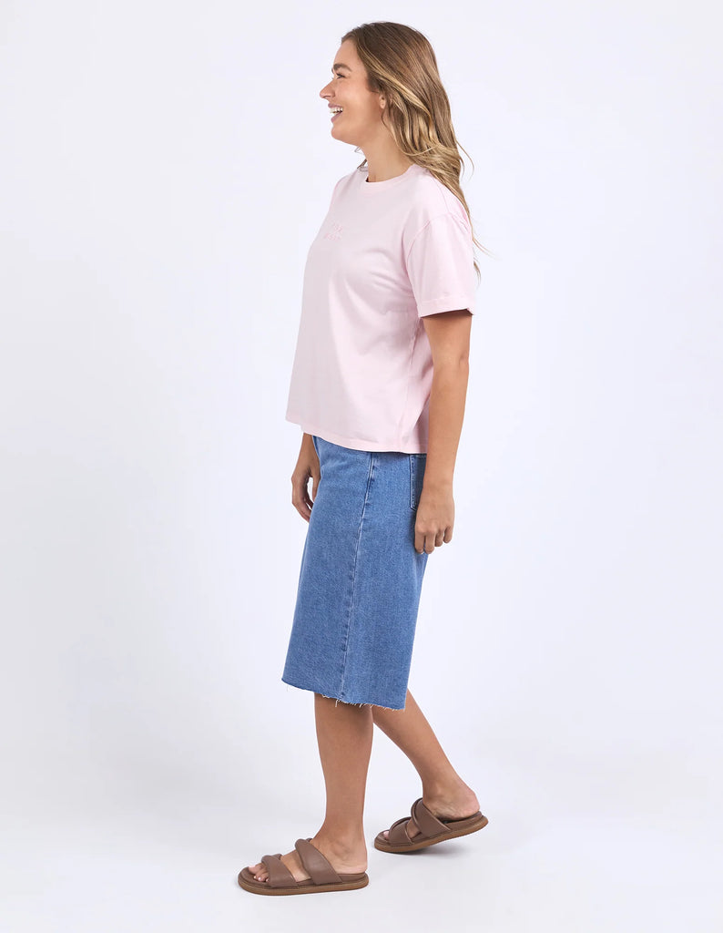 Foxwood Huntleigh Oversized Tee - Pale Pink