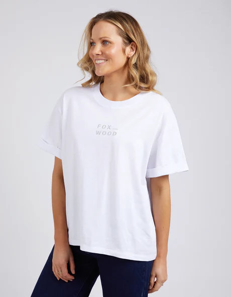 Foxwood Huntleigh Oversized Tee - White
