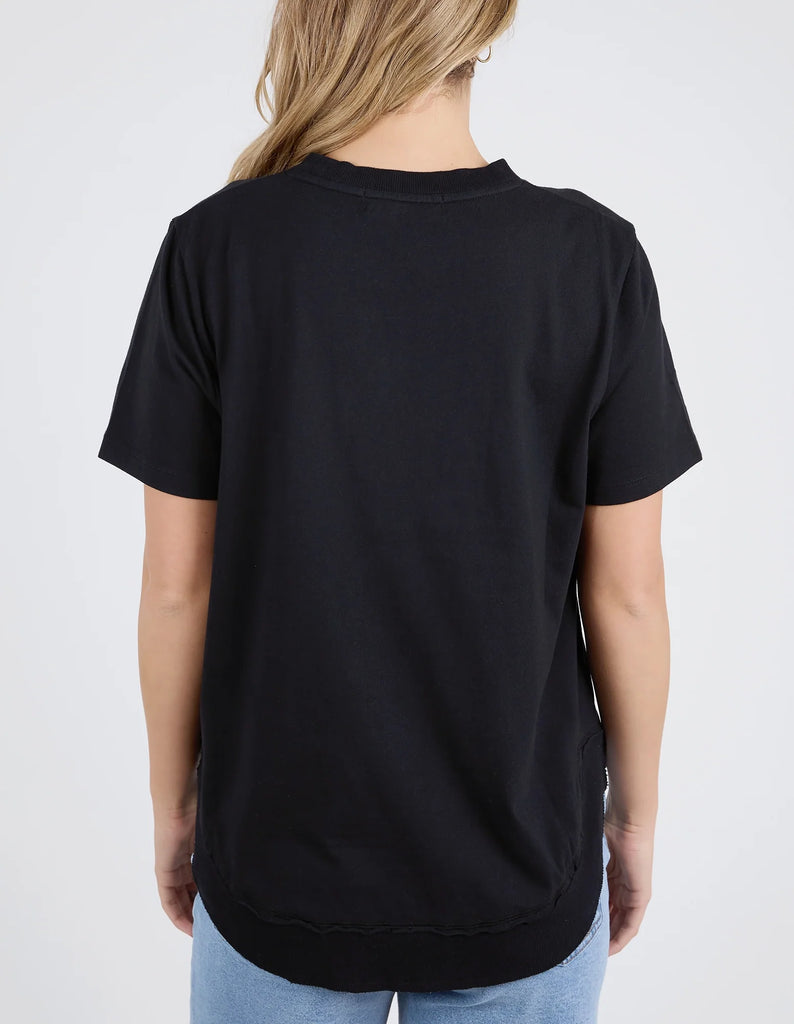 Foxwood Farrah Short Sleeve Tee - Black