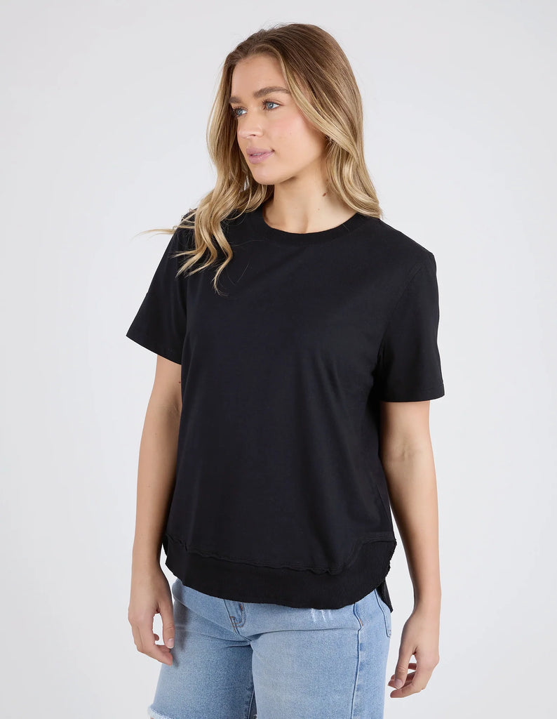 Foxwood Farrah Short Sleeve Tee - Black