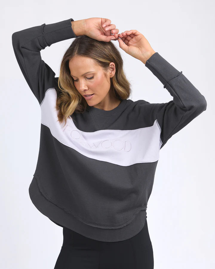 Foxwood Simplified Tonal Crew - Coal