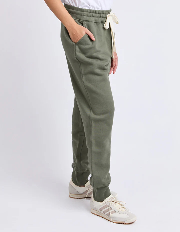 Foxwood College Track Pant - Khaki