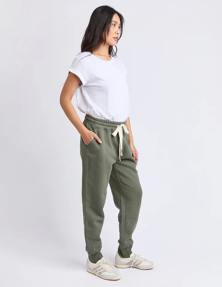 Foxwood College Track Pant - Khaki