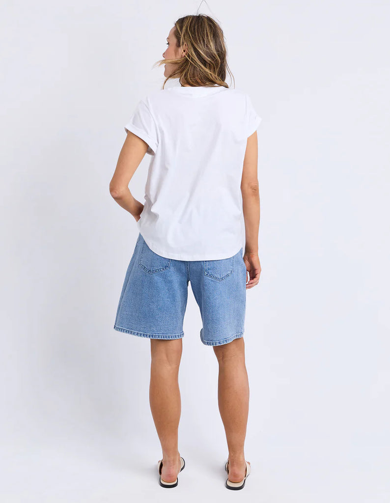 Foxwood Confetti Tee - White