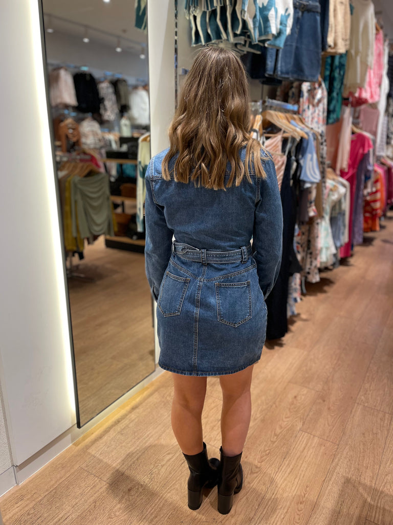 Lomassee Denim Dress - Blue
