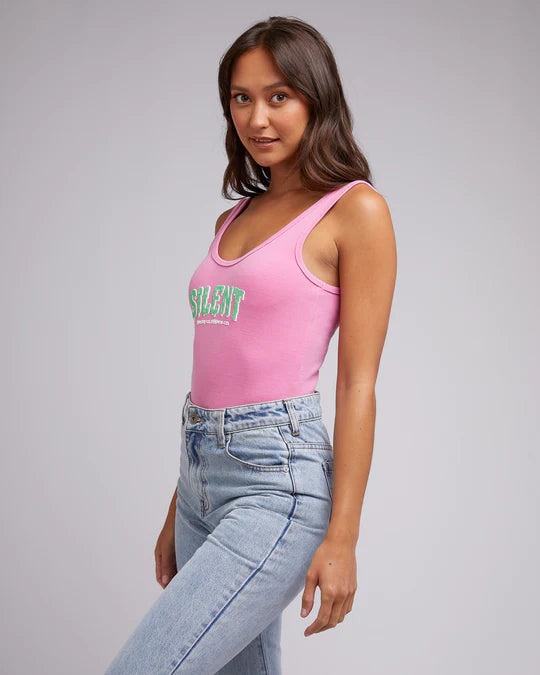 Load image into Gallery viewer, Silent Theory Melting Merch Bodysuit - Bright Pink
