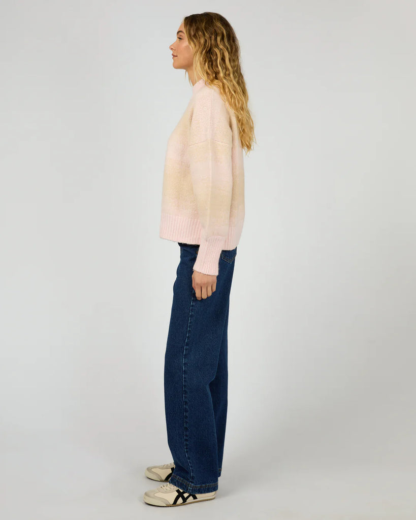 Silent Theory Brandi Knit Jumper - Pale Pink