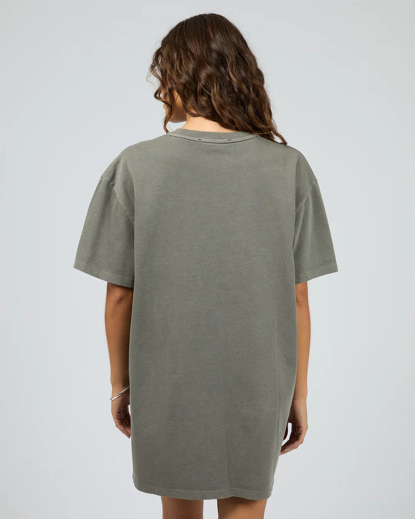 theory t shirt dress Silent Theory Flying Free Tee Dress - Coal