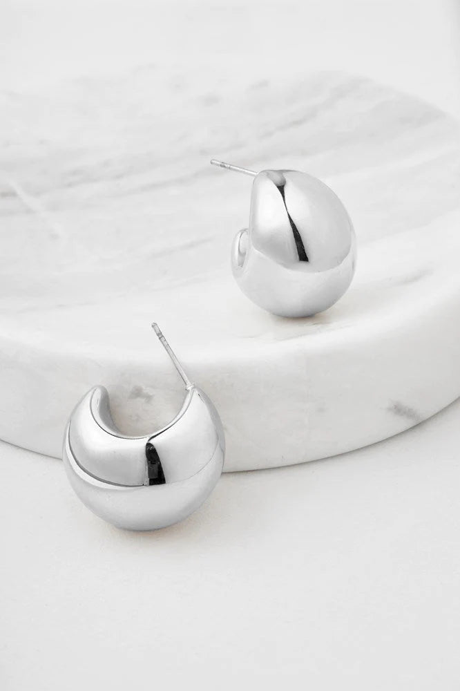 Zafino Hailey Hoop - Silver