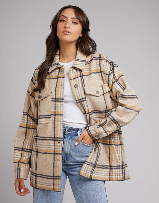 Lucy Check Shacket - Check