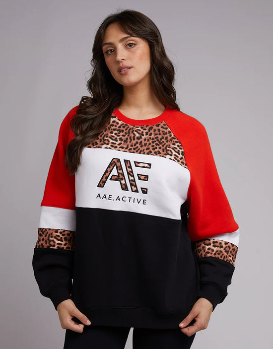 Jordan Panelled Crew - Red
