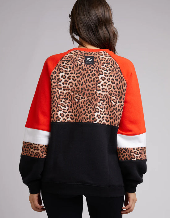 Jordan Panelled Crew - Red