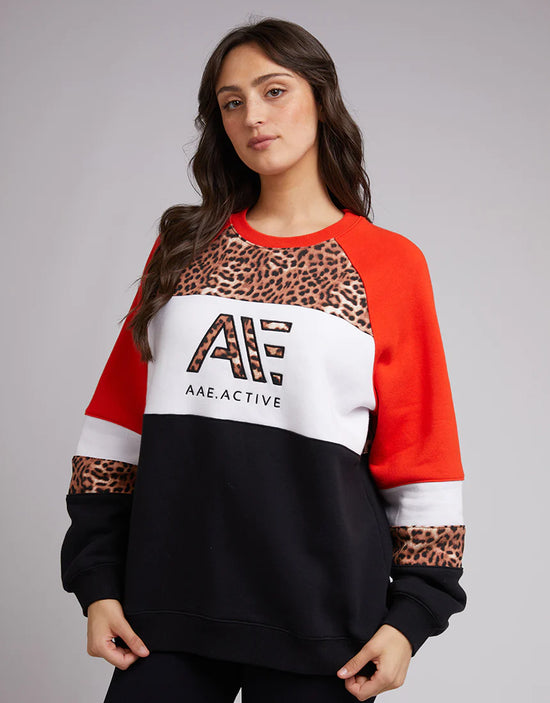 Jordan Panelled Crew - Red