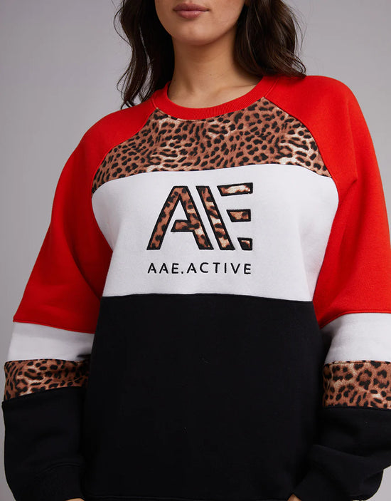 Jordan Panelled Crew - Red