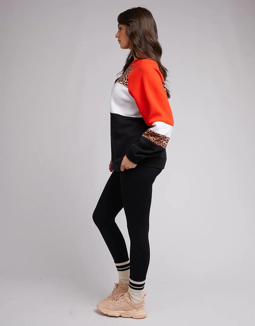 Jordan Panelled Crew - Red