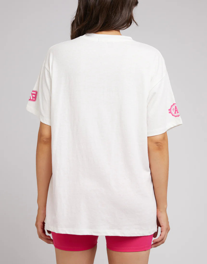 All About Eve Drew Sports Tee - Vintage White