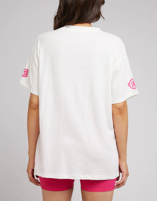 All About Eve Drew Sports Tee - Vintage White