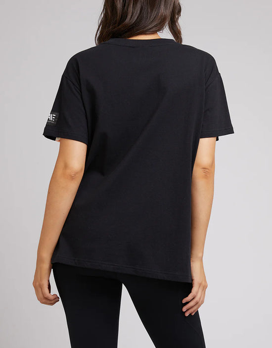 All About Eve Drew Panel Tee - Black