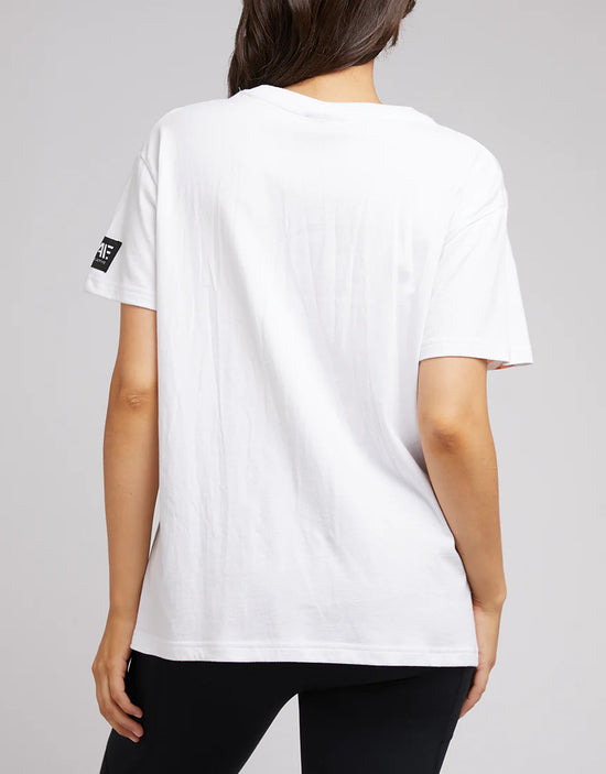 All About Eve Drew Panel Tee - White