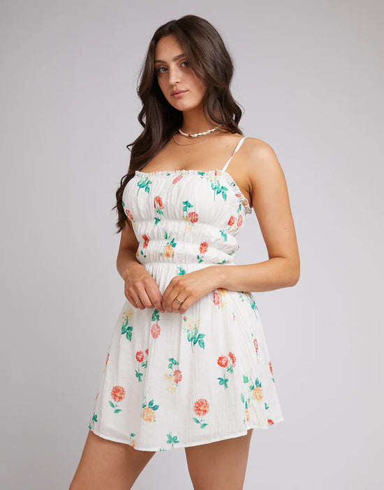 All About Eve Santorini Mini Dress - Print