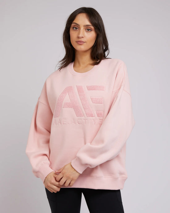 All About Eve Base Active Crew - Pink