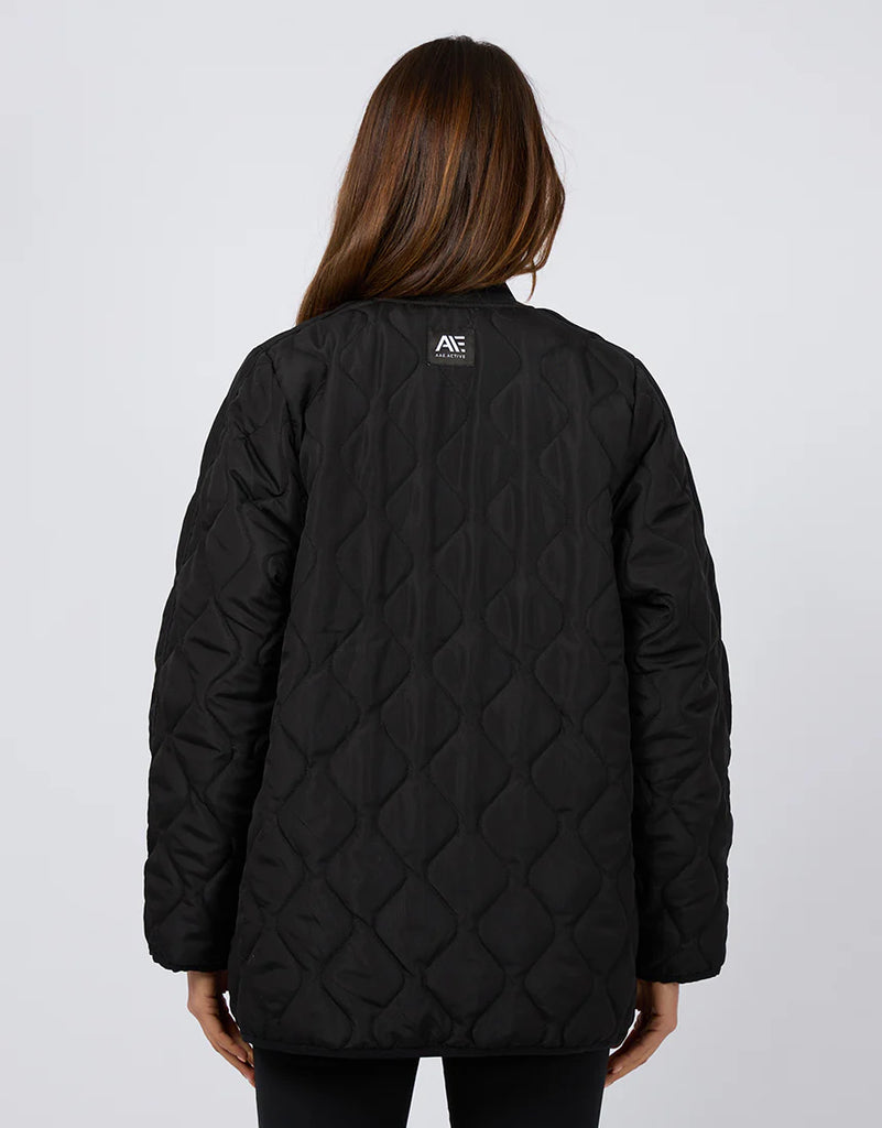 All About Eve Active Quilted Jacket - Black