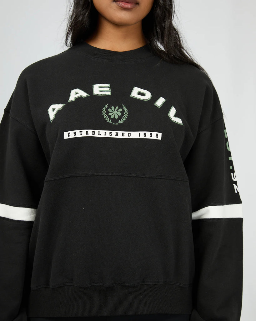 All About Eve Savannah Slouch Crew - Black