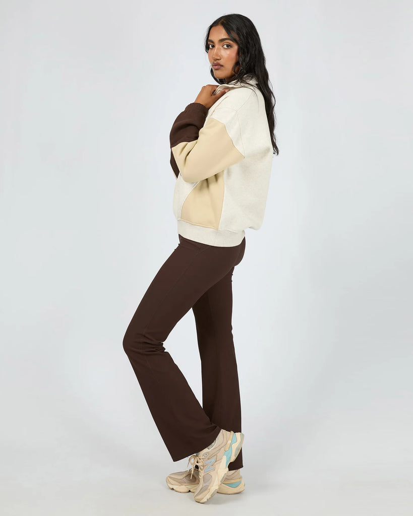 All About Eve Savannah Panel 1/4 Zip - Oat