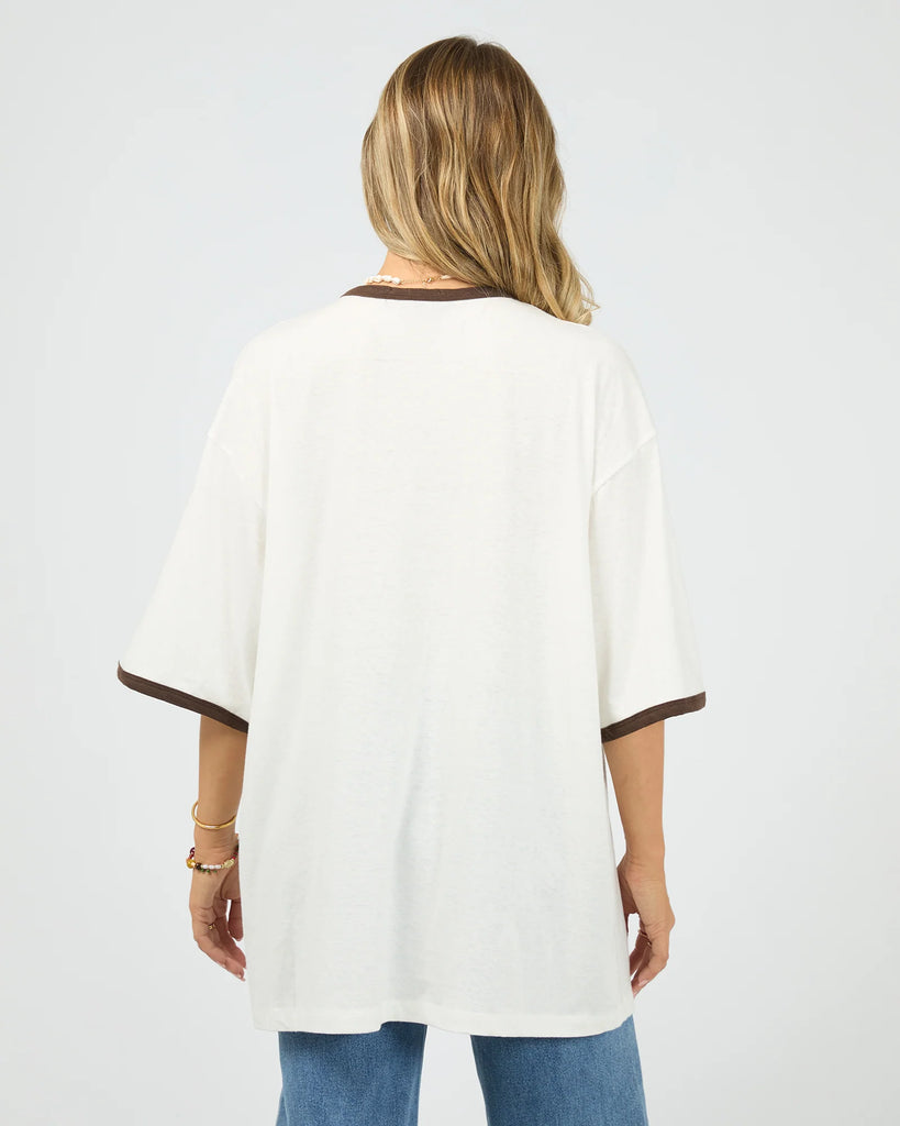 All About Eve Pony Island Tee - Vintage White