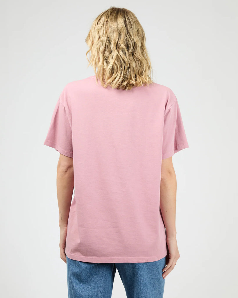 All About Eve Rocky Mountains Relaxed Tee - Qaurtz Pink