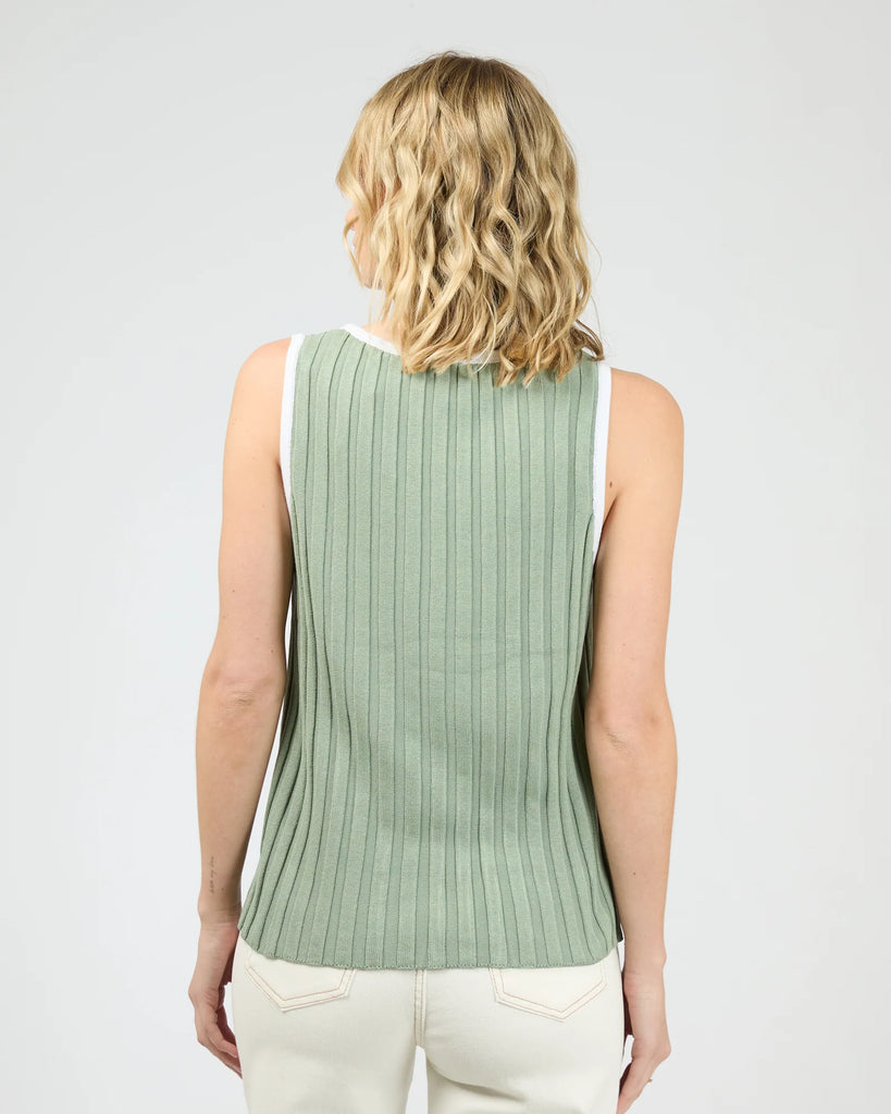 All About Eve Sigrid Top - Sage