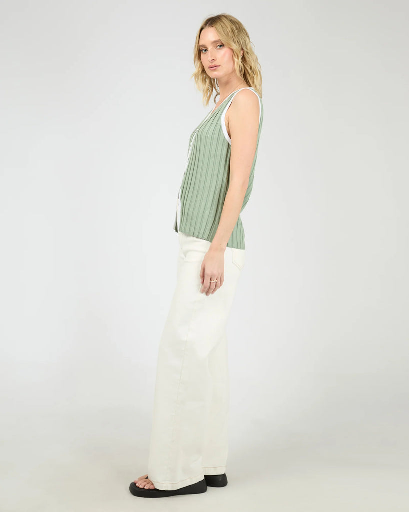 All About Eve Sigrid Top - Sage
