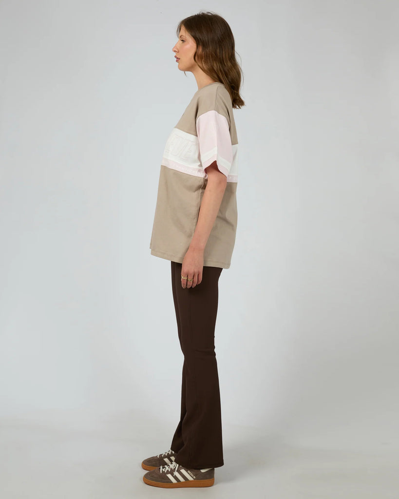 All About Eve Performance Relaxed Tee - Stone
