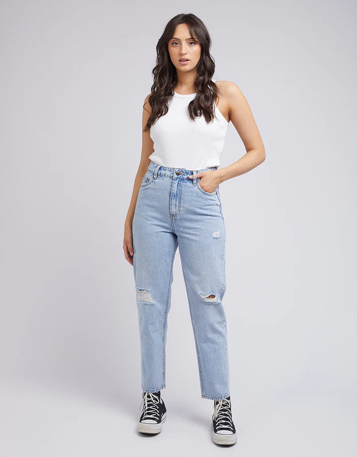Ellen Mom Jean - Light Blue