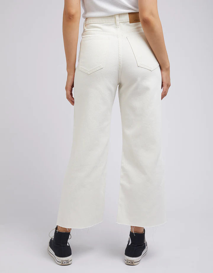 Charlie High Rise Wide Leg Jeans - Vintage White