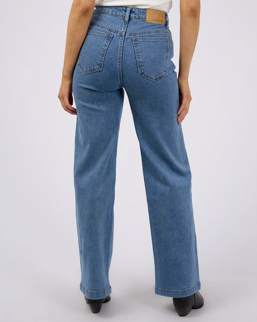 All About Eve Jacquie Wide Leg Jean - Heritage Blue