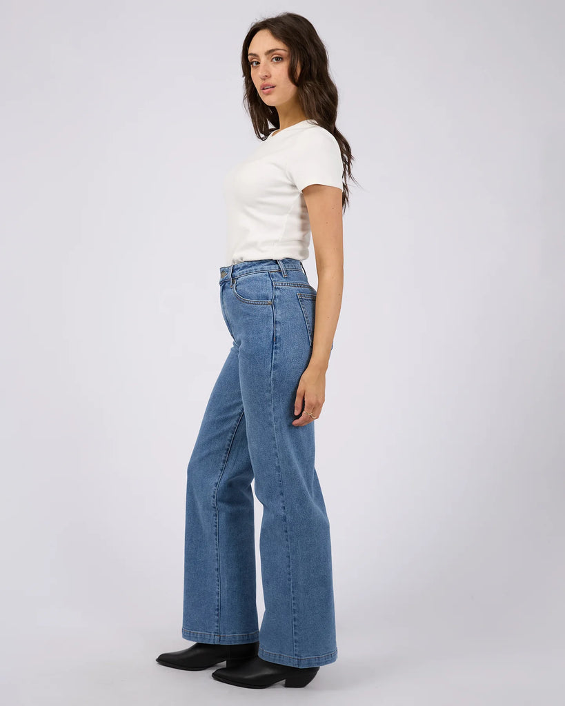 All About Eve Jacquie Wide Leg Jean - Heritage Blue