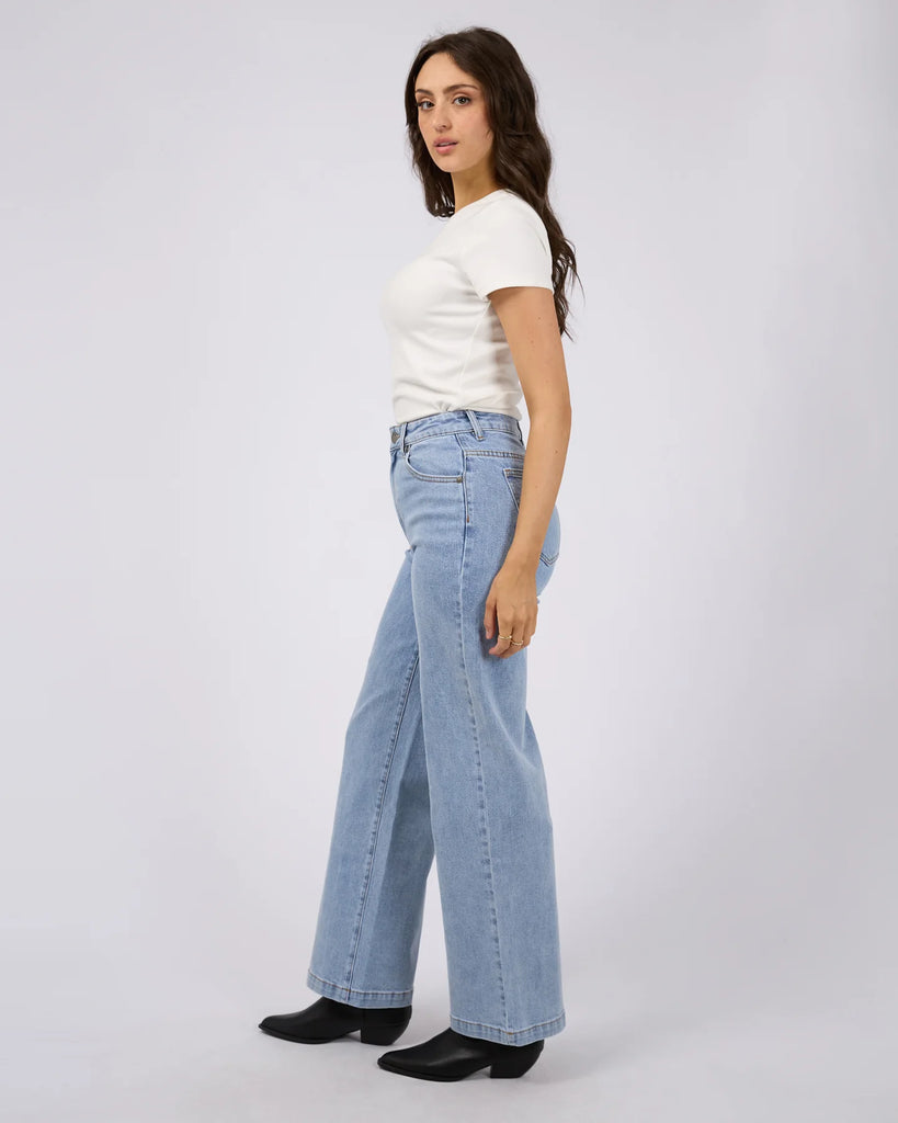 All About Eve Jacquie Wide Leg Jean - Light Blue