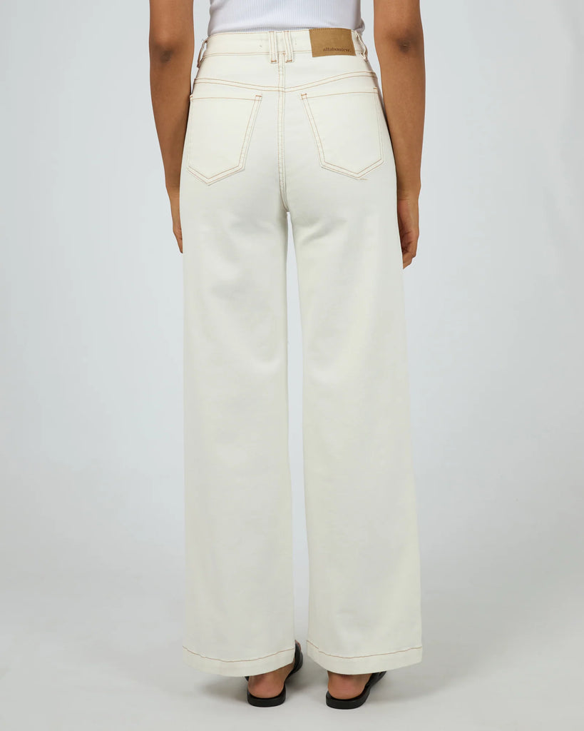 All About Eve Jacqui Wide Leg Jean - Vintage White