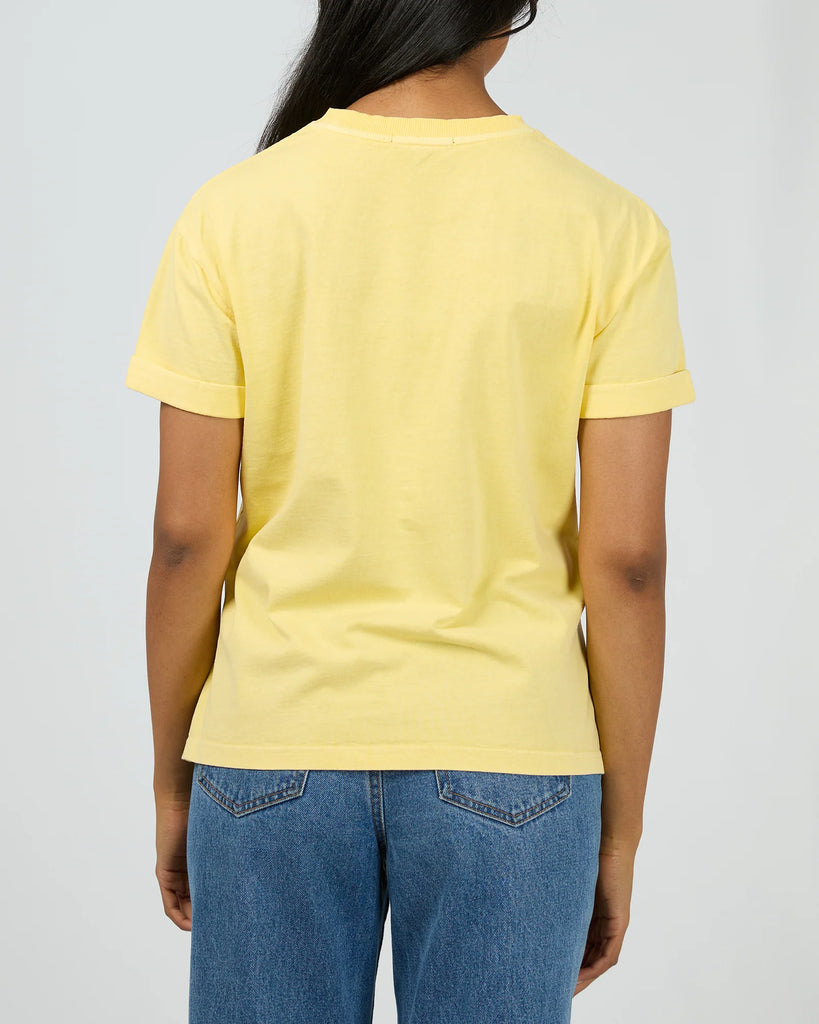 All About Eve Washed Tee - Lemon