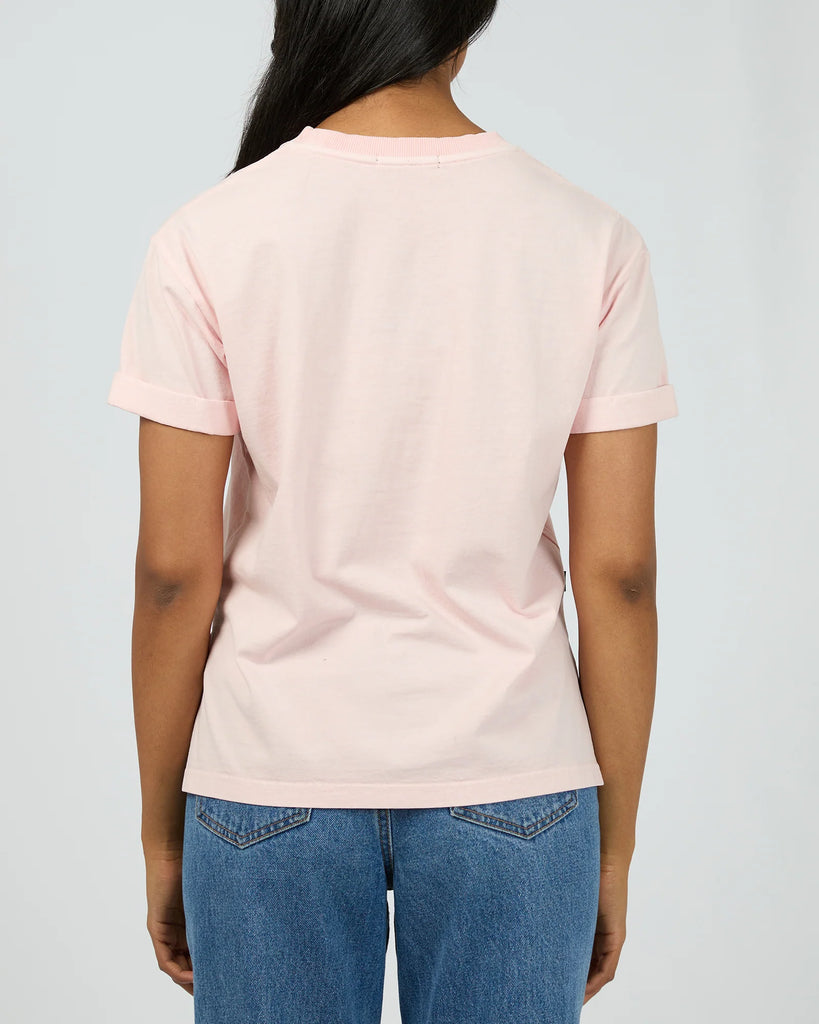 All About Eve Washed Tee - Light Pink